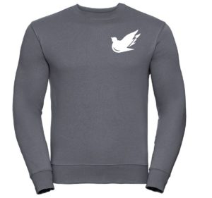 Authentic college unisex tummanharmaa omalla tekstillä • Materiaali: 80 % puuvillaa, 20 % polyesteriä • Paino: 280 g/m² • Kolmilankakudonta, päälikerros pehmeää puuvillaa • Unisex malli • Istutetut hihat • Vahvistettu niskasauma • Harjattu sisäpinta • Resorit hihansuissa, kauluksessa ja helmassa