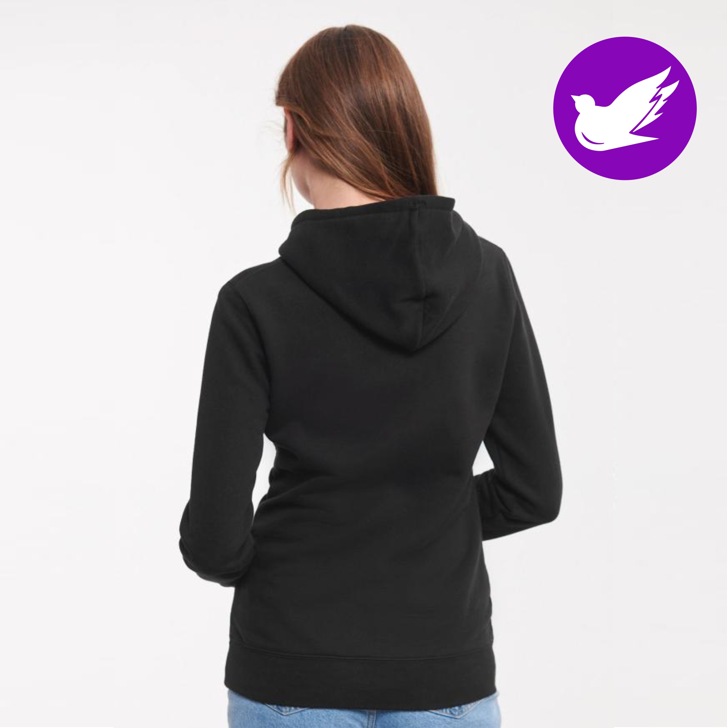 NAISTEN AUTHENTIC HUPPARI Materiaali: 80 % puuvillaa, 20 % polyesteriä Paino: 280 g/m² Kolmilankakudonta, päälikerros pehmeää puuvillaa Kaksinkertaisessa hupussa kankaanvärinen litteä nauha Kengurutaskussa läpivienti ja kauluksessa lenkit kuulokkeiden johdolle Harjattu sisäpinta Koot XS - XL