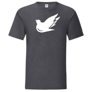 Unisex t-paita Iconic 150T omalla tekstillä, etupainatus