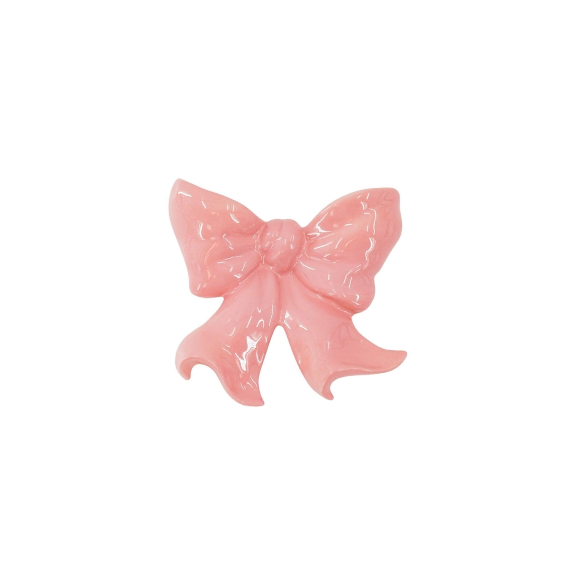 Ihana rusetin mallinen seinäkoriste jota voit käyttää sellaisenaan tai maljakkona. Koriste on umpinainen ja lasitettu myös sisältä joten se kestää vettä