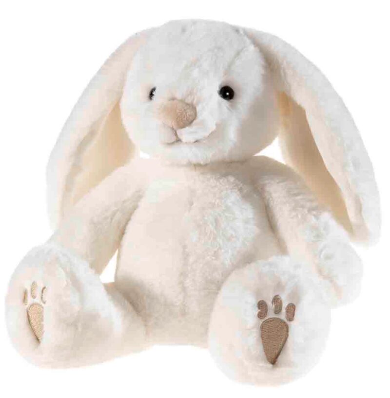 Ihana ja pörröinen valkoinen pupu pehmo. Anna pupu lahjaksi lahjansaajan omalla nimellä. Pupu on tarpeeksi pieni kulkeakseen joka paikkaan mukana mutta tarpeeksi suuri antaakseen aina lämpöisen ja suuren halauksen. Tämä lelu sopii kaikenikäisille ja kestää loputtomat halaukset ja rutistukset.